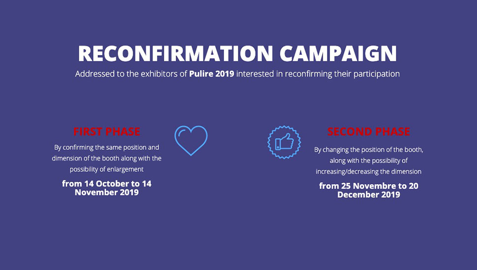 ISSA PULIRE 2021 Reconfirmation campaign at the start